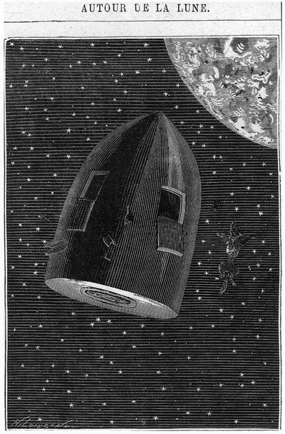 Leaving for the Moon (illustration from 