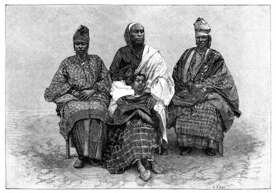 Toucouleur Types, The Interpreter Alpha Sega and His Sisters by Henri Thiriat