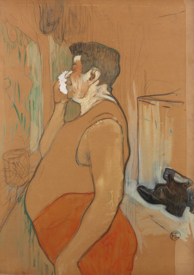 Monsieur Caudieux, Café Concert Actor by Henri Toulouse Lautrec de