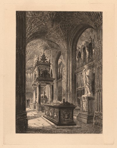 Westminster, Henry VII Chapel by Henri Toussaint