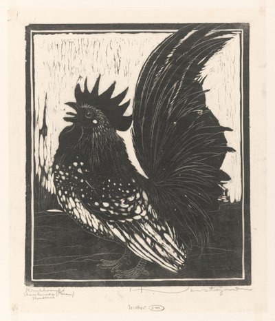 Little Rooster by Henri Verstijnen (signed by artist)