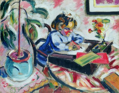 Little Schoolgirl by Henri Victor Gabriel Le Fauconnier