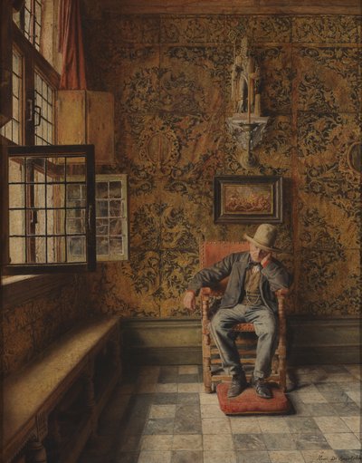 The Man in the Chair by Henri de Braekeleer