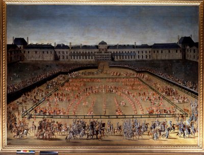 The Grand Carrousel Given by Louis XIV in the Cour des Tuileries in Paris, to Celebrate the Birth of the Dauphin, June 5 by Henri de Gissey