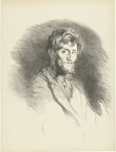 Portrait of a Bearded Man by Henri de Groux