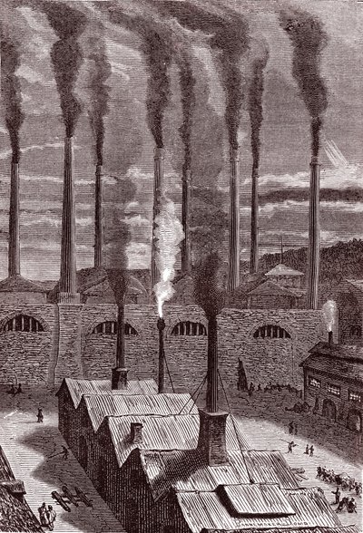 Big Guns Factory at Goldspring, Near New York by Henri de Montaut