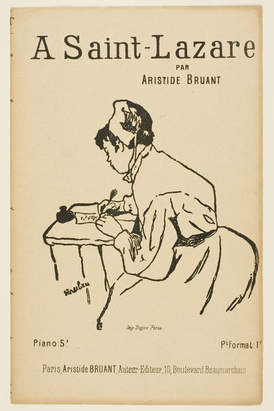 At Saint-Lazare by Henri de Toulouse-Lautrec