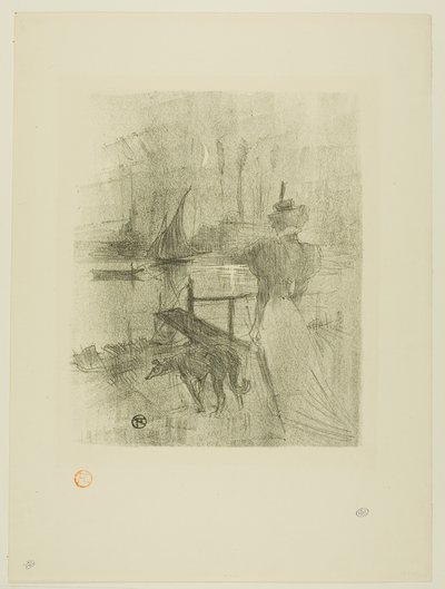 Adieu by Henri de Toulouse-Lautrec