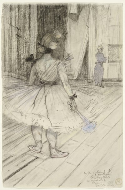 At the Circus: In the Wings by Henri de Toulouse Lautrec