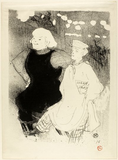 At the Moulin Rouge: the Franco-Russian Alliance by Henri de Toulouse-Lautrec