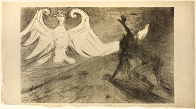 At the Foot of Sinai, Rejected Cover by Henri de Toulouse-Lautrec