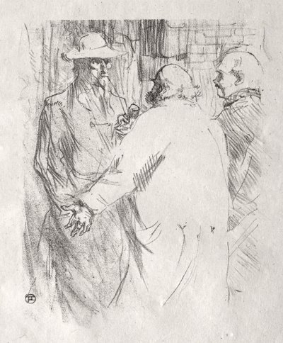 At the Foot of Sinai: Clemenceau at Busk by Henri de Toulouse-Lautrec