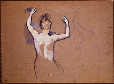 Ballet de Papa Chrysantheme (Study for One of the Featured Dancers) by Henri de Toulouse Lautrec