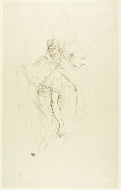 Blanche and Noire by Henri de Toulouse-Lautrec