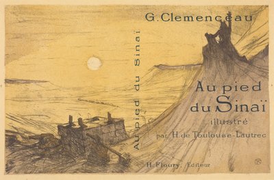 Cover for "At the Foot of Sinai" by Henri de Toulouse-Lautrec