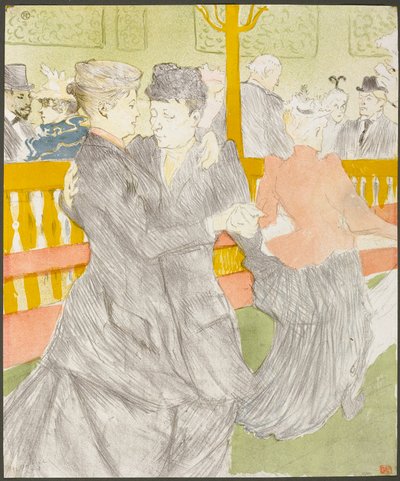 Dance at the Moulin Rouge by Henri de Toulouse-Lautrec