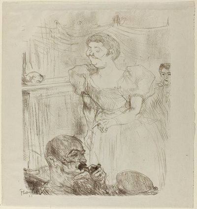 Di ti Fellow, English Singer in a Café-Concert by Henri de Toulouse-Lautrec