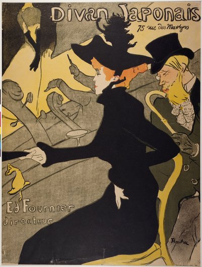 Divan Japonais by Henri de Toulouse-Lautrec