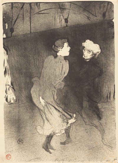 Dress Rehearsal at the Folies-Bergère by Henri de Toulouse-Lautrec