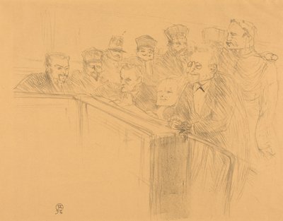 Dupas Deposition by Henri de Toulouse-Lautrec