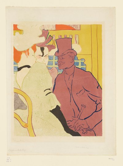 Englishmen at the Moulin Rouge by Henri de Toulouse-Lautrec