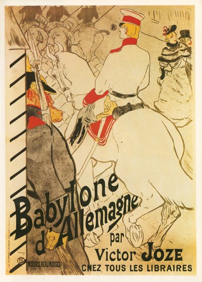 Babylon of Germany (litho) by Henri de Toulouse-Lautrec