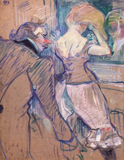 In Armenonville, in Private Office by Henri de Toulouse-Lautrec