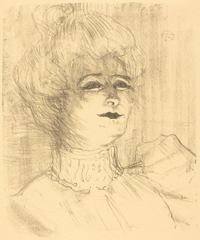 Jeanne Hading by Henri de Toulouse-Lautrec