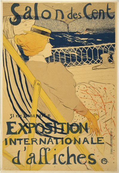 The Passenger of 54 or Yacht Walk by Henri de Toulouse-Lautrec