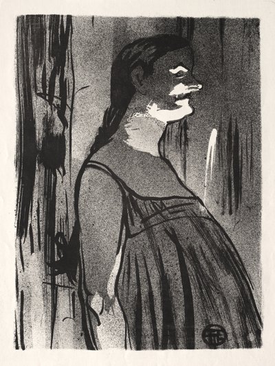 The Café-concert: Mme. Abdala by Henri de Toulouse-Lautrec