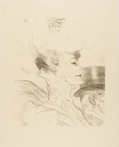 Louise Balthy, from Treize Lithographies by Henri de Toulouse-Lautrec