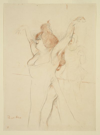 Mademoiselle Cocyle as Helen of Troy in La Belle Helene by Henri de Toulouse Lautrec
