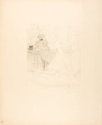 Mademoiselle Leconte by Henri de Toulouse-Lautrec