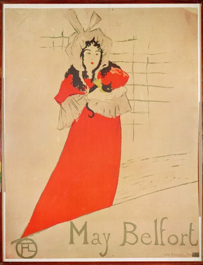 May Belfort by Henri de Toulouse-Lautrec
