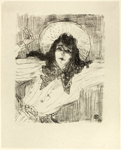 May Belfort, from Treize Lithographies by Henri de Toulouse-Lautrec