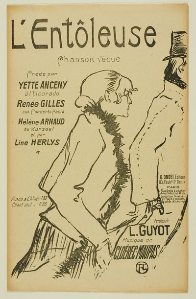 Poor Street-Walker! by Henri de Toulouse-Lautrec