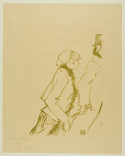 Poor Street-Walker! by Henri de Toulouse-Lautrec