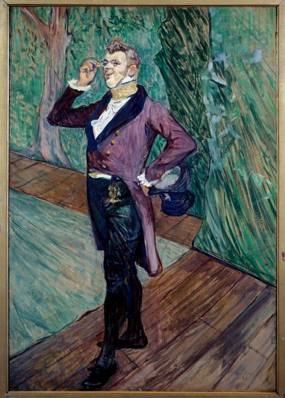 Portrait en pied of Henry Samary from the Comedie francaise by Henri de Toulouse Lautrec
