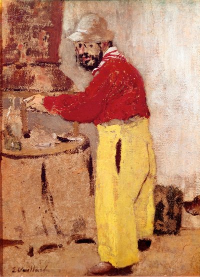 Portrait of the Painter Henri de Toulouse-Lautrec by Henri de Toulouse Lautrec