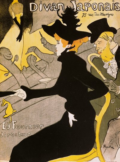 Poster for Divan Japonais by Henri de Toulouse Lautrec