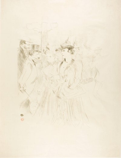 Promenade by Henri de Toulouse-Lautrec