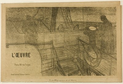 Prospectus—Program of the Work by Henri de Toulouse-Lautrec