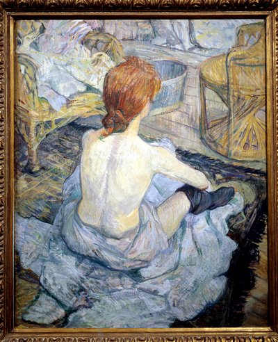 Redhead (The Toilet) by Henri de Toulouse Lautrec