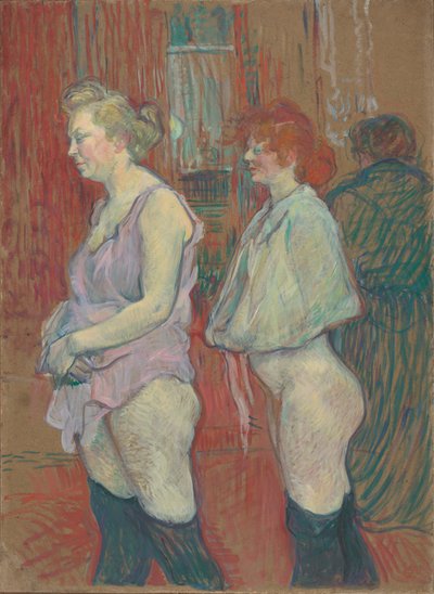 Rue des Moulins, 1894 by Henri de Toulouse-Lautrec
