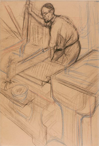 Study by Henri de Toulouse-Lautrec