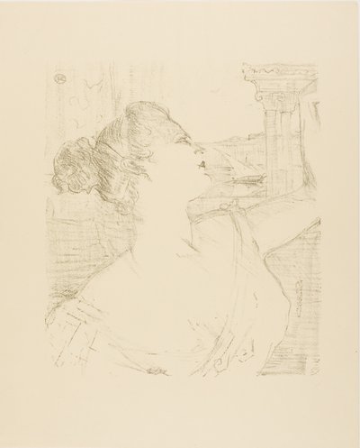 Sybil Sanderson, from Treize Lithographies by Henri de Toulouse-Lautrec