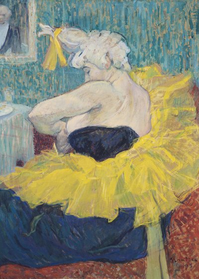 The Clowness Cha-U-Kao in a Tutu by Henri de Toulouse Lautrec