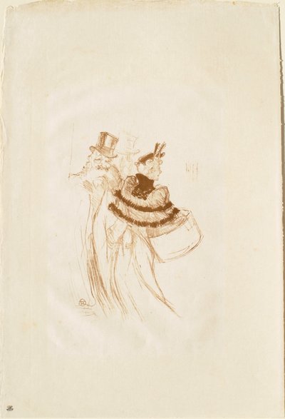 The Old Gentlemen by Henri de Toulouse-Lautrec