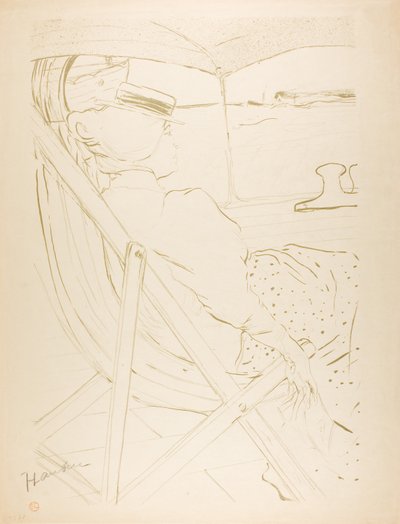 The Passenger in Cabin 54, A Cruise by Henri de Toulouse Lautrec
