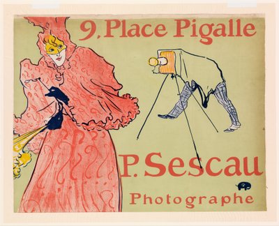 The Photographer Sescau by Henri de Toulouse-Lautrec